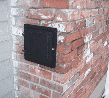 Chimney Inspection - Ash container door